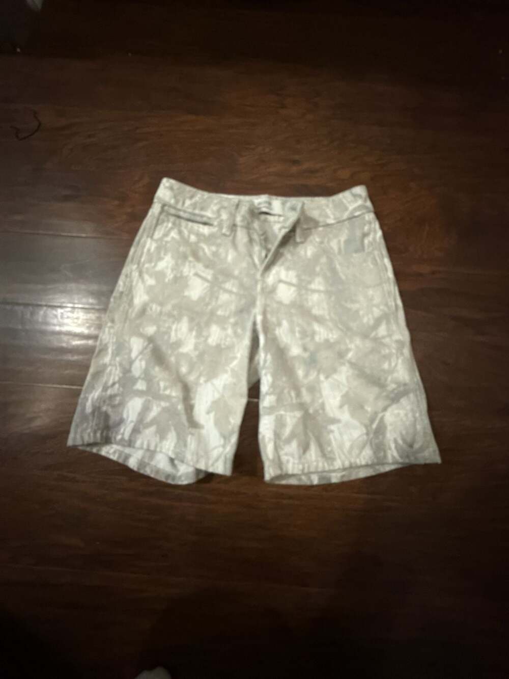 Hollister Low-Rise Baggy Jort Camouflage Jean Shorts